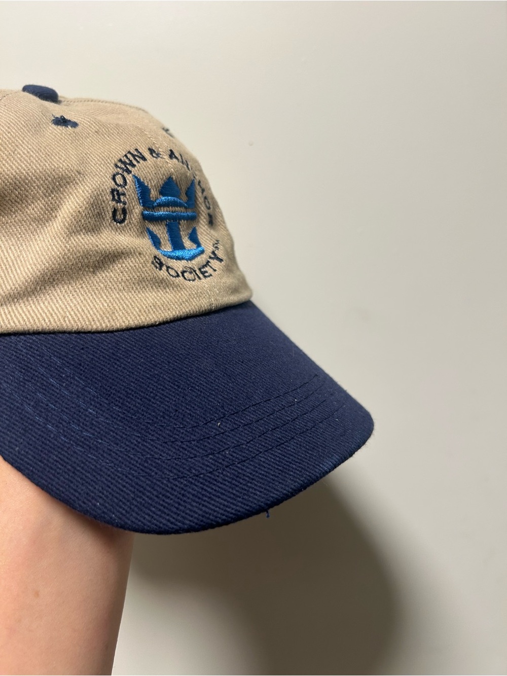 Vintage Y2K Royal Caribbean Crown & Anchor Cruise Dad Hat - Picture 5 of 7